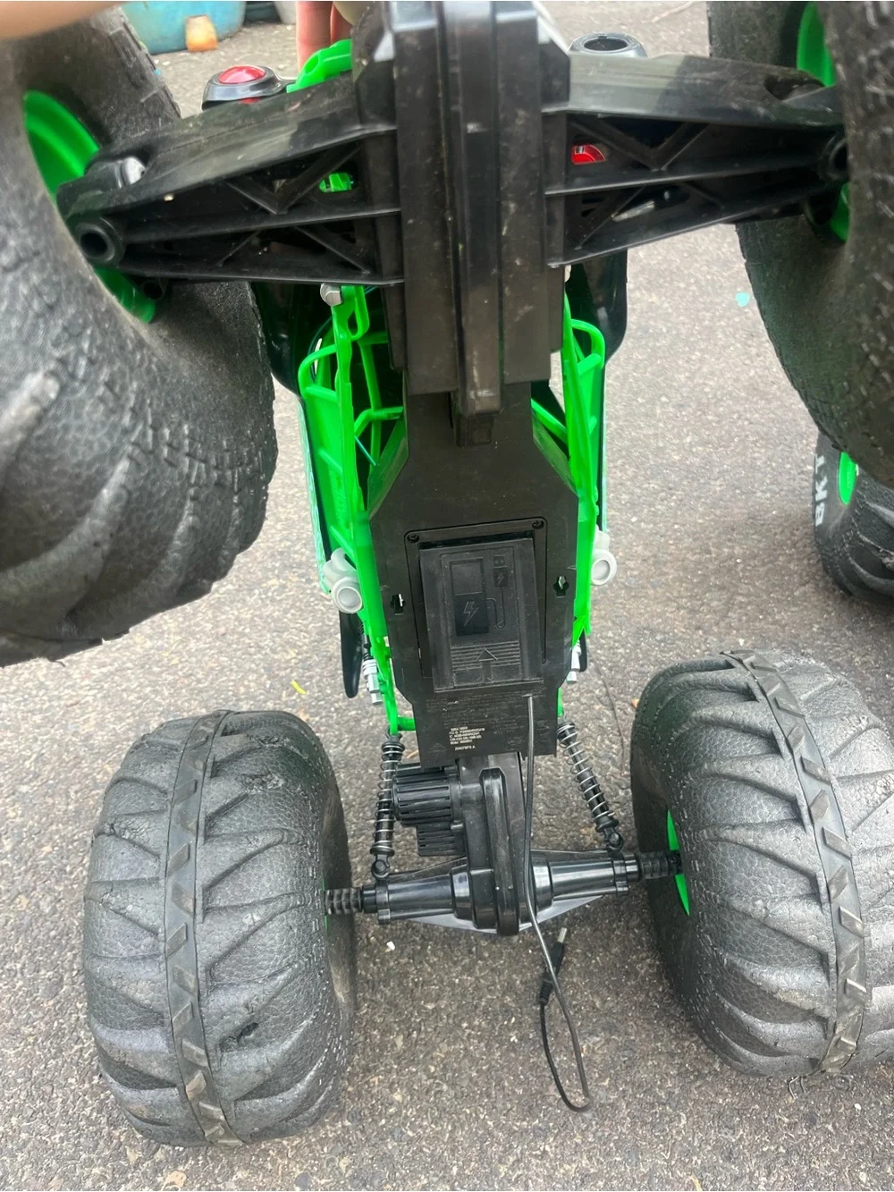 Grave Digger Monster Truck Toy - Green and Black RC Style